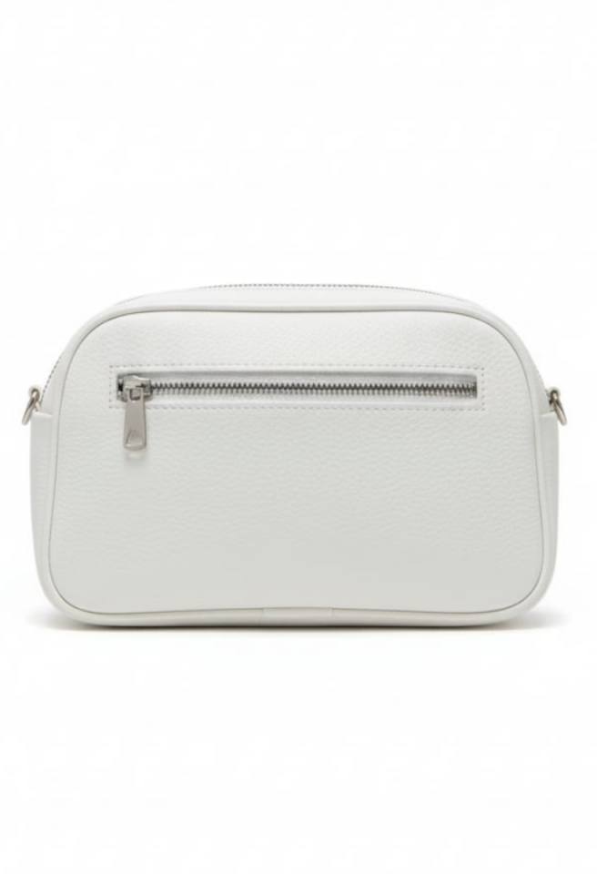 KADIN ÜÇ GÖZLÜ KULLANIŞLI ORTA BOY ÇANTA BEYAZ