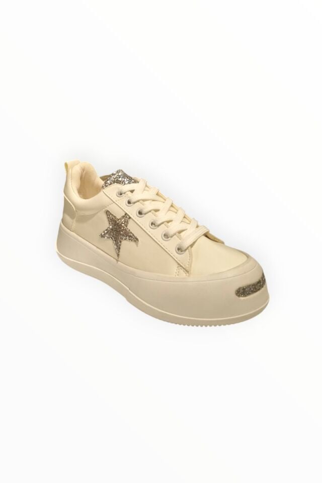 KADIN BAĞCIKLI SNEAKER BEYAZ - 38