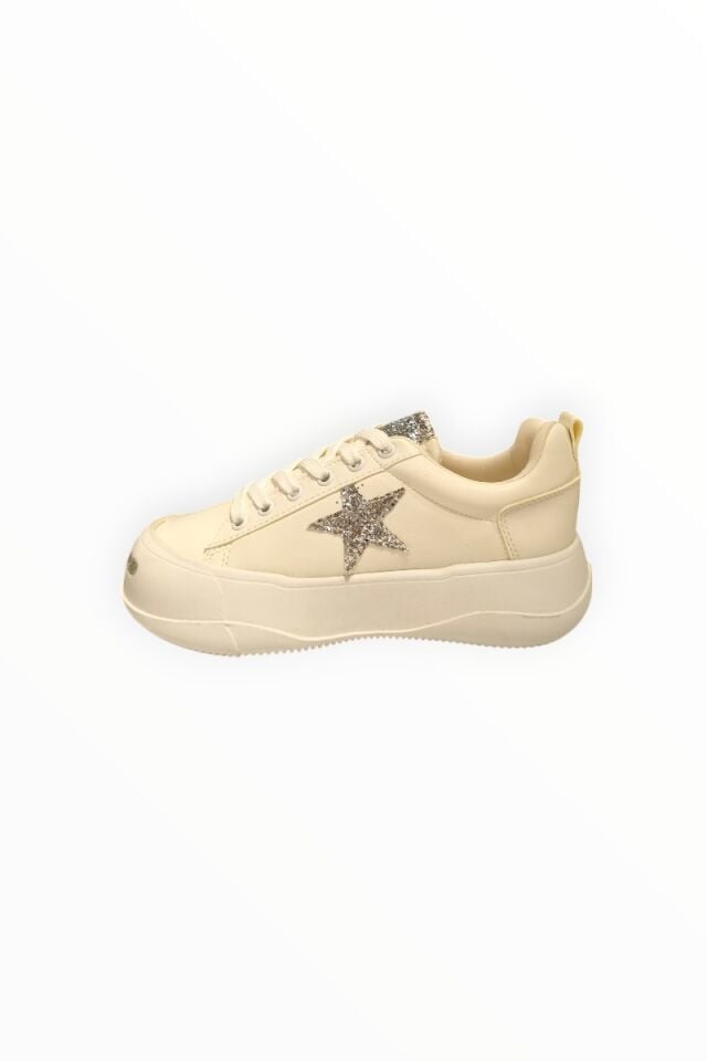 KADIN BAĞCIKLI SNEAKER BEYAZ - 38