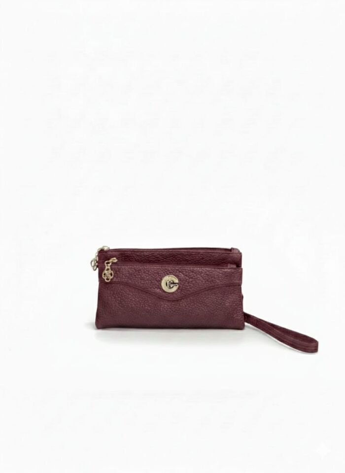 KADIN ORTA BOY CÜZDAN PORTFÖY VE ÇANTA BORDO