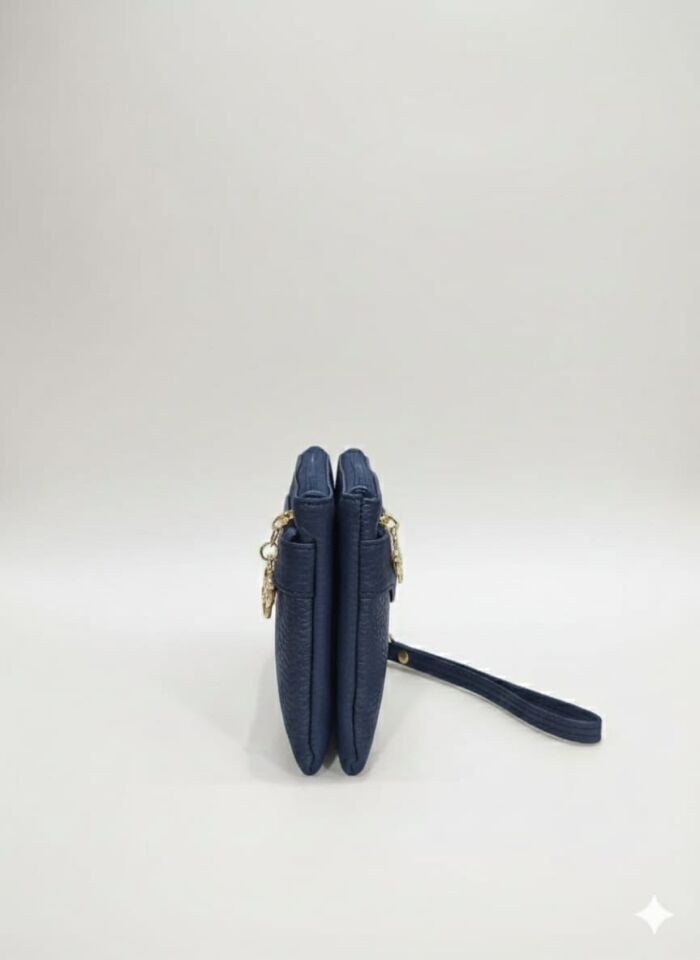 KADIN ORTA BOY CÜZDAN PORTFÖY VE ÇANTA LACİVERT