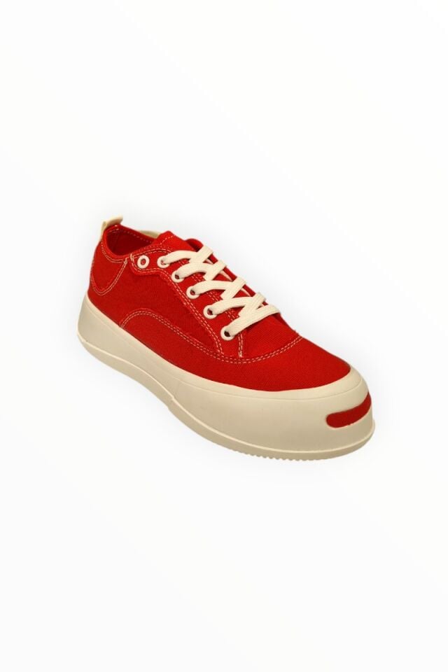 KADIN BAĞCIKLI SNEAKER KIRMIZI - 39