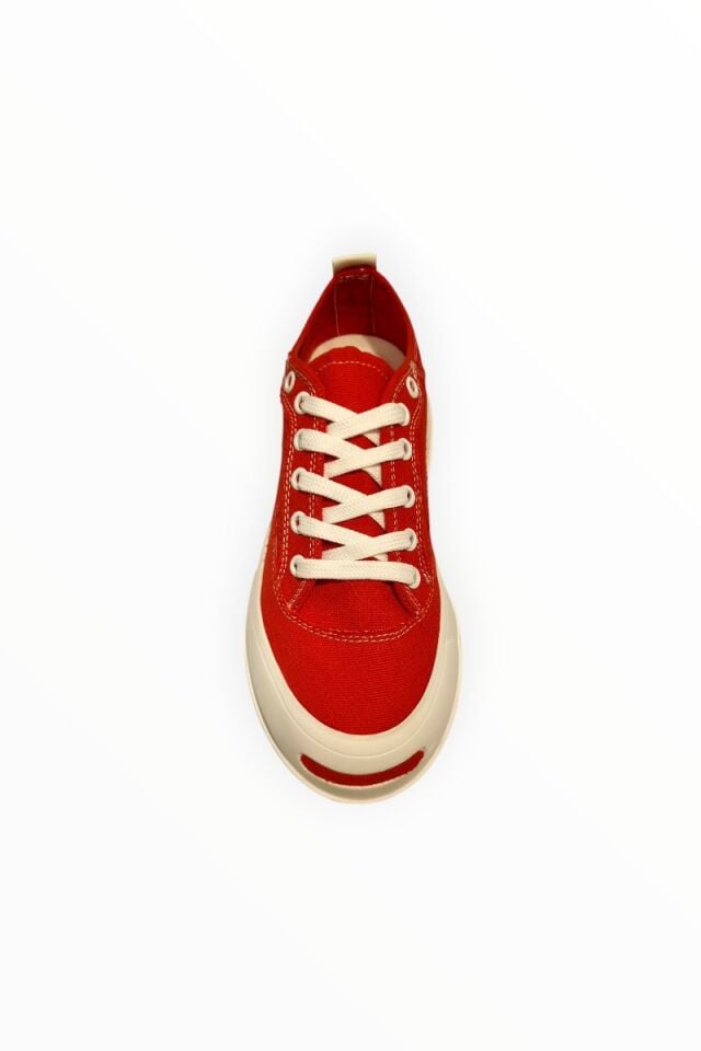 KADIN BAĞCIKLI SNEAKER KIRMIZI - 39