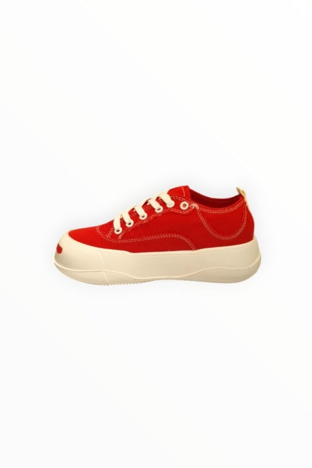 KADIN BAĞCIKLI SNEAKER KIRMIZI - 39
