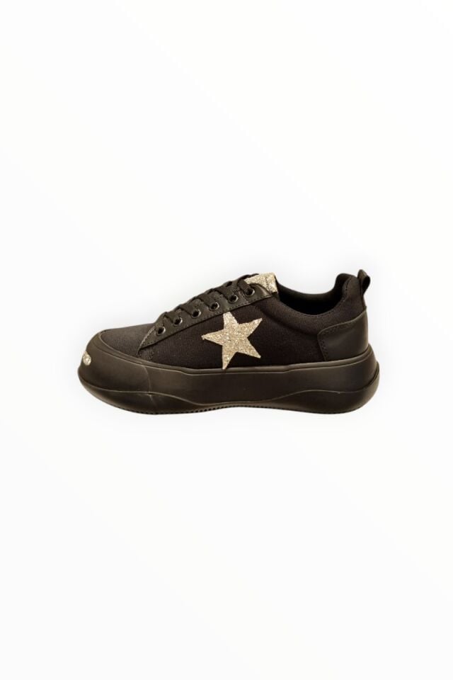 KADIN BAĞCIKLI SNEAKER SİYAH - 40