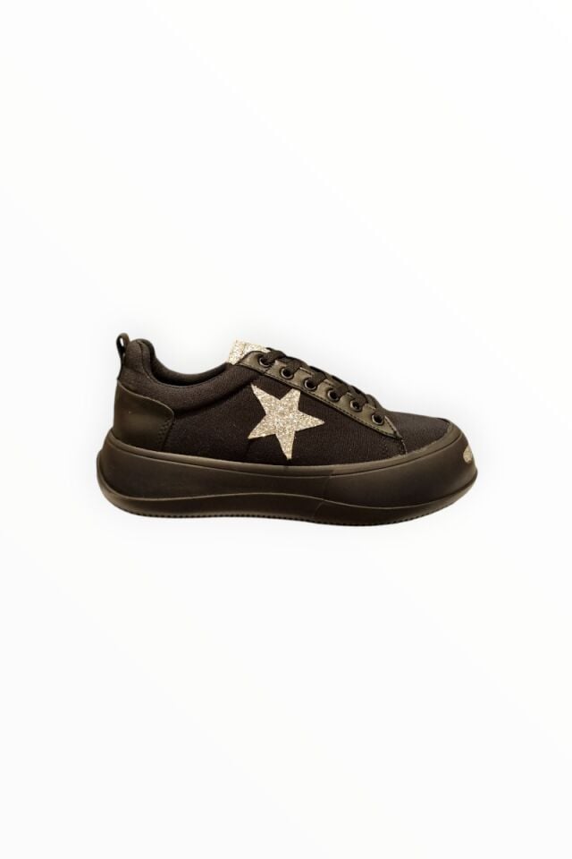 KADIN BAĞCIKLI SNEAKER SİYAH - 40