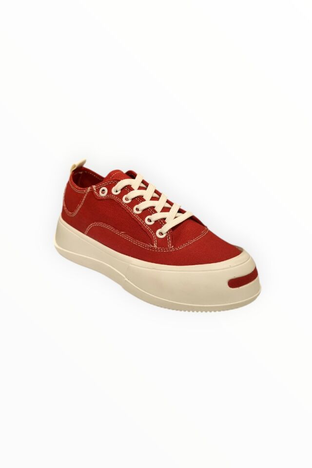 KADIN BAĞCIKLI SNEAKER BORDO - 40