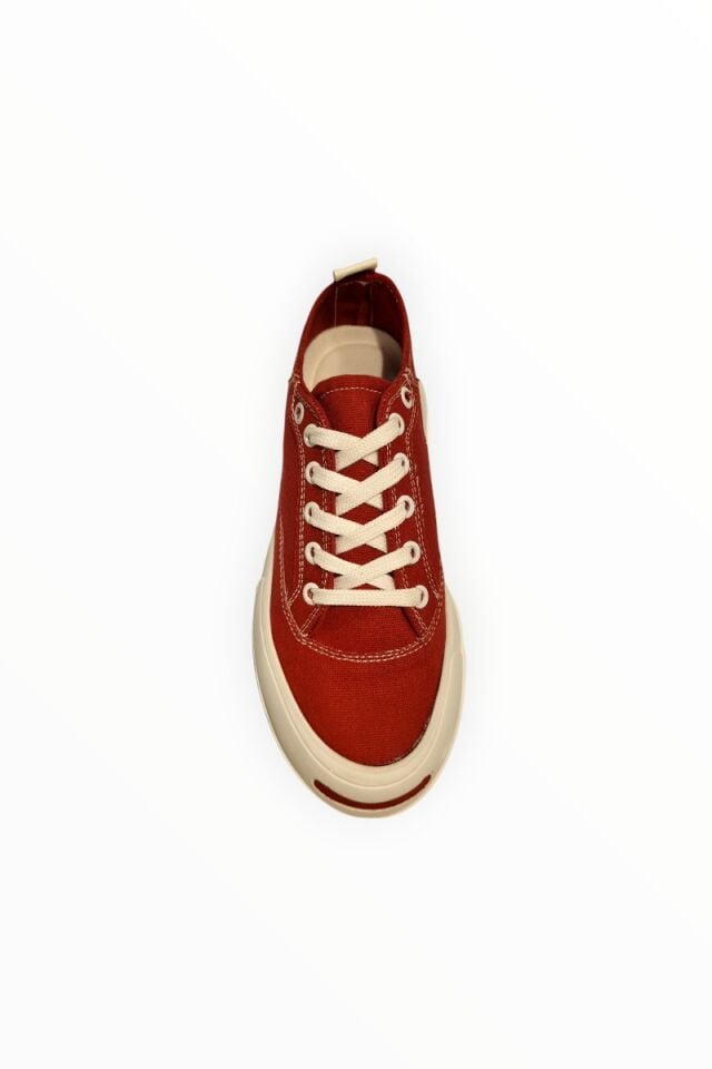 KADIN BAĞCIKLI SNEAKER BORDO - 40