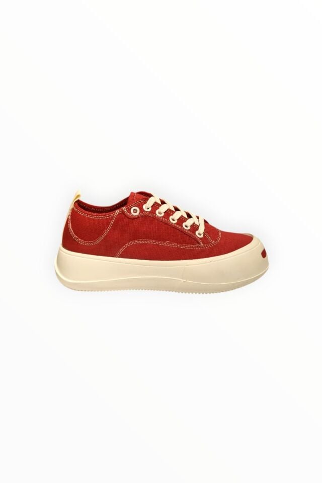 KADIN BAĞCIKLI SNEAKER BORDO - 40