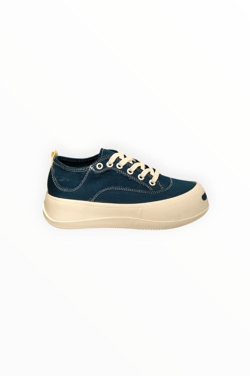 KADIN BAĞCIKLI SNEAKER PETROL - 40