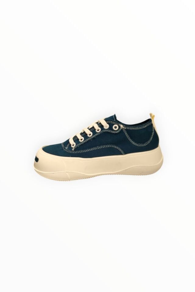 KADIN BAĞCIKLI SNEAKER PETROL - 40