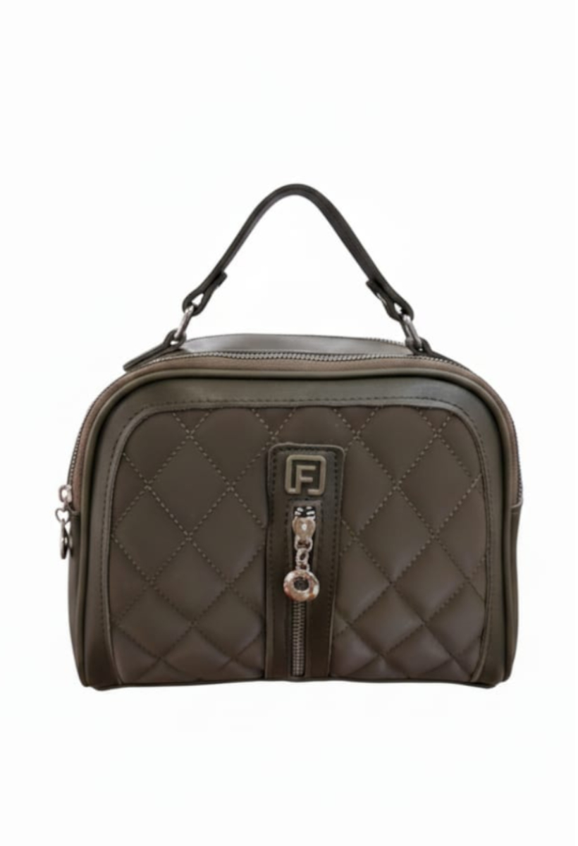 KADIN ÇAPRAZ İKİ BÖLMELİ EL OMUZ ÇANTASI HAKİ