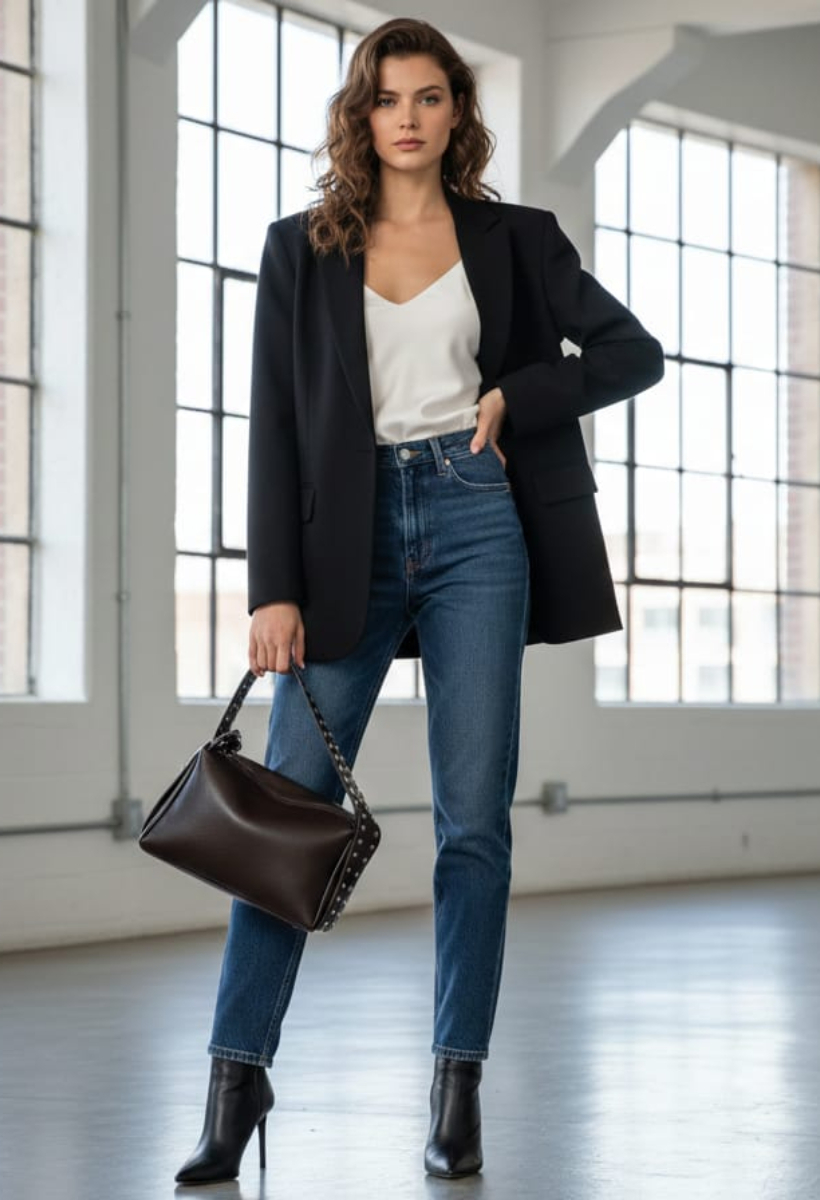 KADIN TROK DETAYLI EL OMUZ ÇANTASI BEYAZ