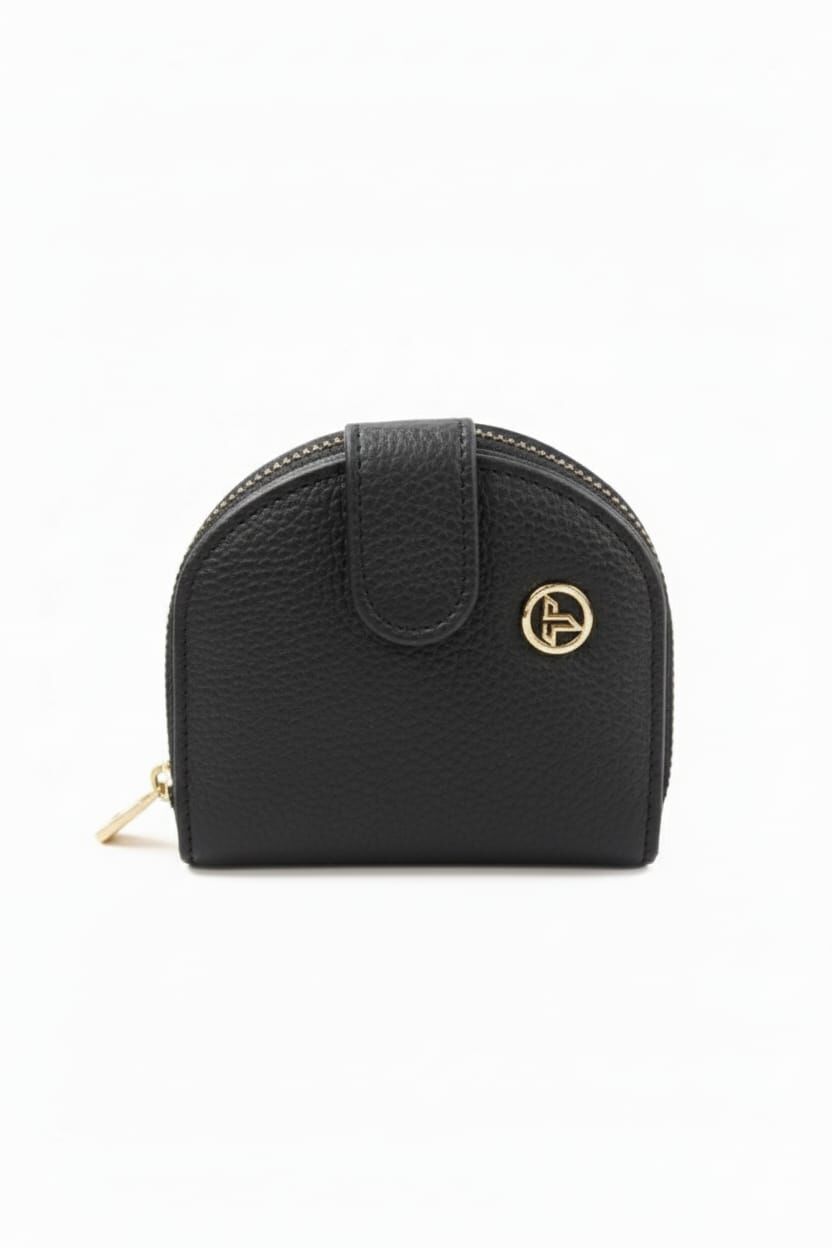 KADIN ÇITÇITLI PARA VE KART BÖLMELİ MİNİ CÜZDAN SİYAH - STANDART
