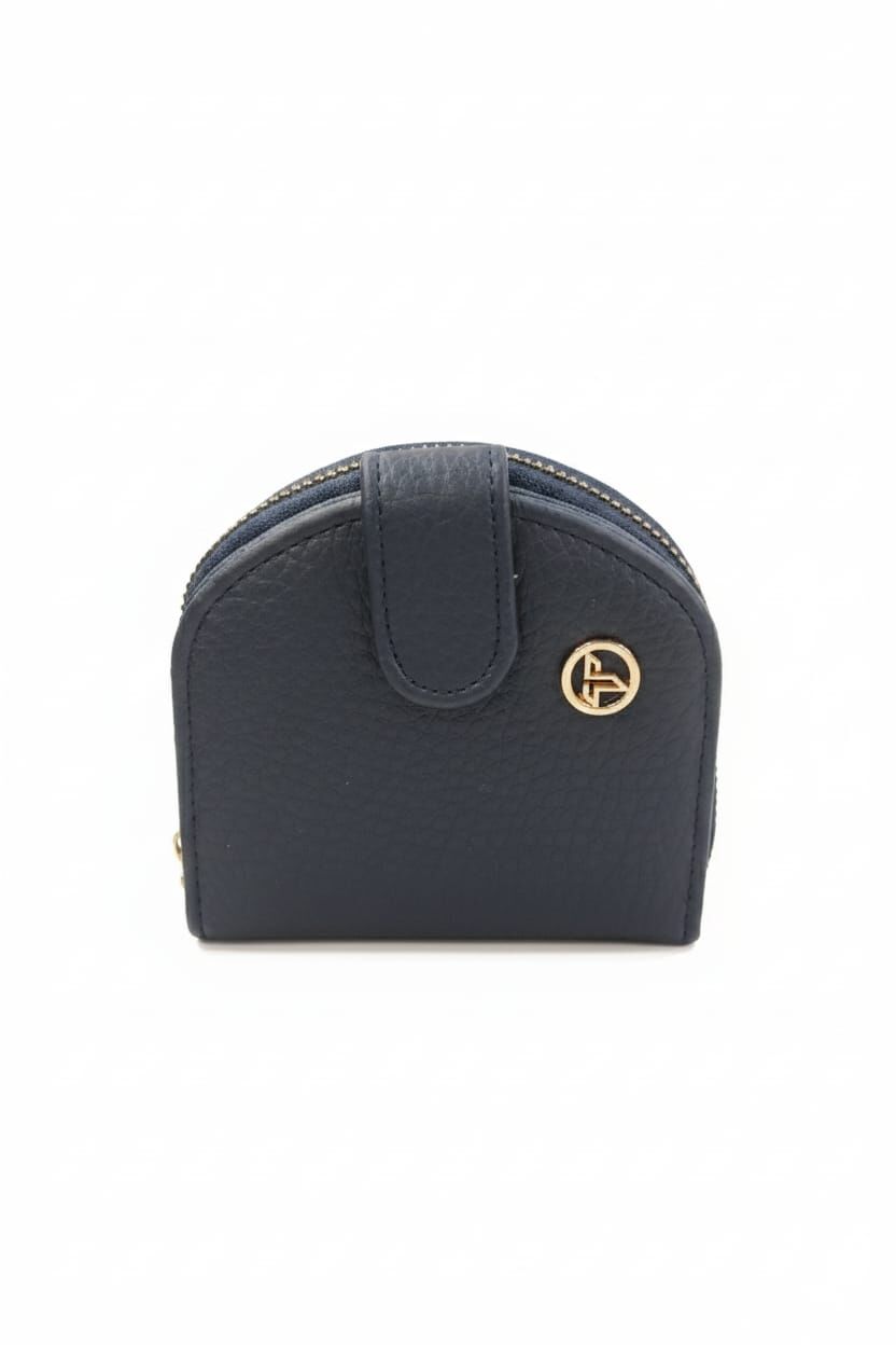 KADIN ÇITÇITLI PARA VE KART BÖLMELİ MİNİ CÜZDAN LACİVERT - STANDART