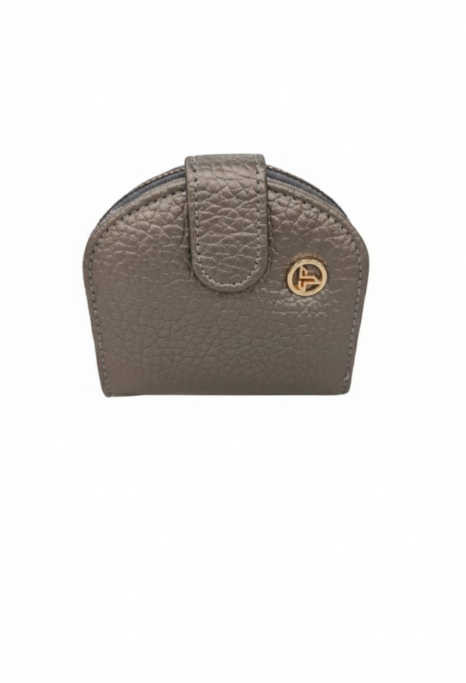 KADIN ÇITÇITLI PARA VE KART BÖLMELİ MİNİ CÜZDAN FÜME - STANDART