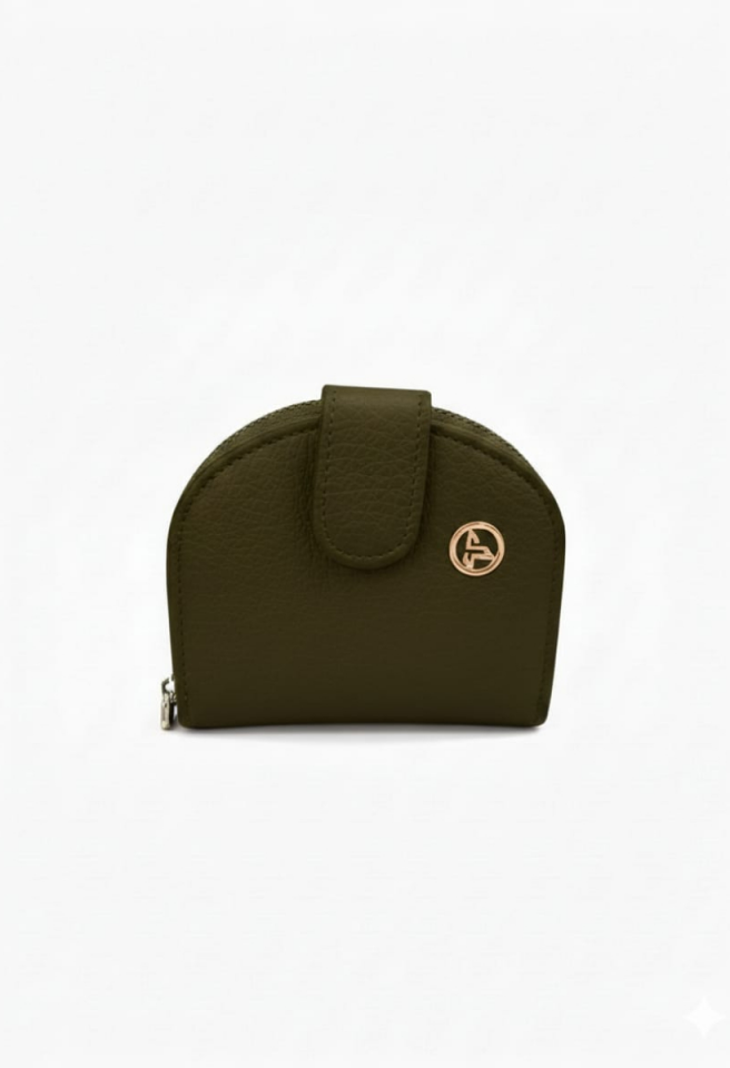 KADIN ÇITÇITLI PARA VE KART BÖLMELİ MİNİ CÜZDAN HAKİ - STANDART