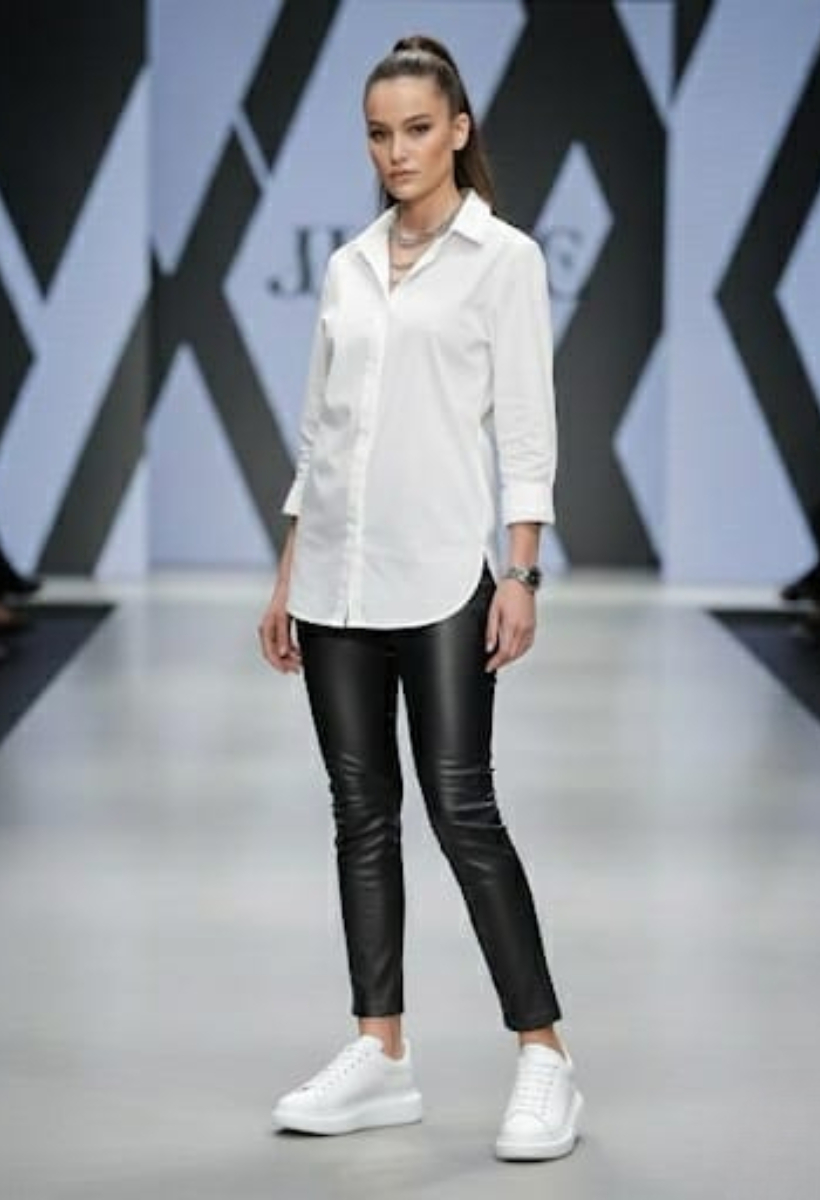 KADIN BAĞCIKLI RAHAT GÜNLÜK SNEAKER SPOR AYAKKABI 40 - BEYAZ