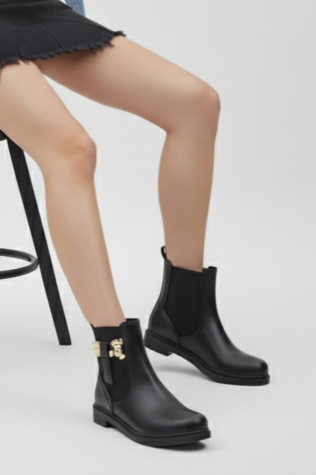 KADIN TEDDY BEAR  TOKALI LASTİKLİ SICAK ASTARLI BOT