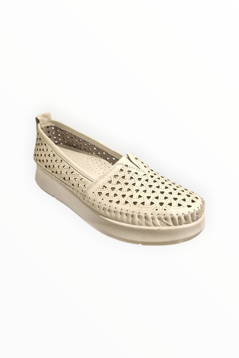 KADIN HAKİKİ DERİ ORTOPEDİK TABANLI COMFORT BABET