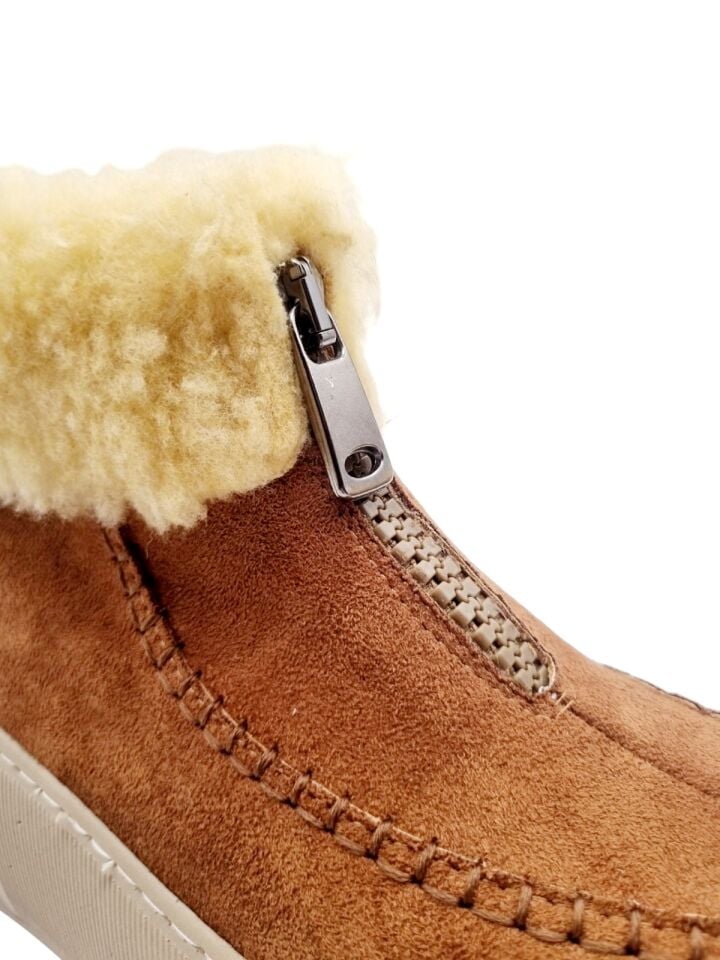 KADIN KALIN TABAN KÜRK ASTARLI ÖNDEN FERMUARLI BOT TABA - 36