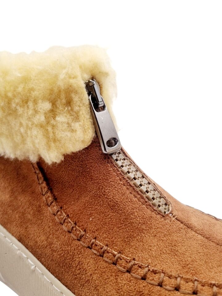 KADIN KALIN TABAN KÜRK ASTARLI ÖNDEN FERMUARLI BOT TABA - 40