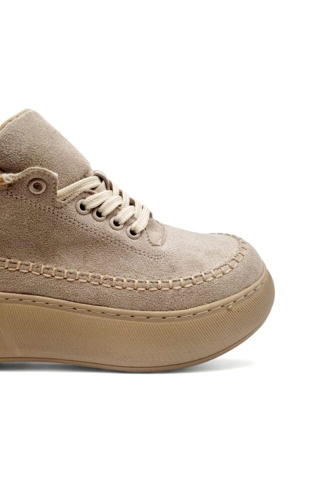 KADIN KALIN TABAN KÜRK ASTARLI BAĞCIKLI BOT