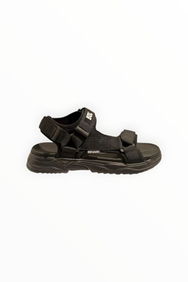 ERKEK SPOR SANDALET SİYAH - 45