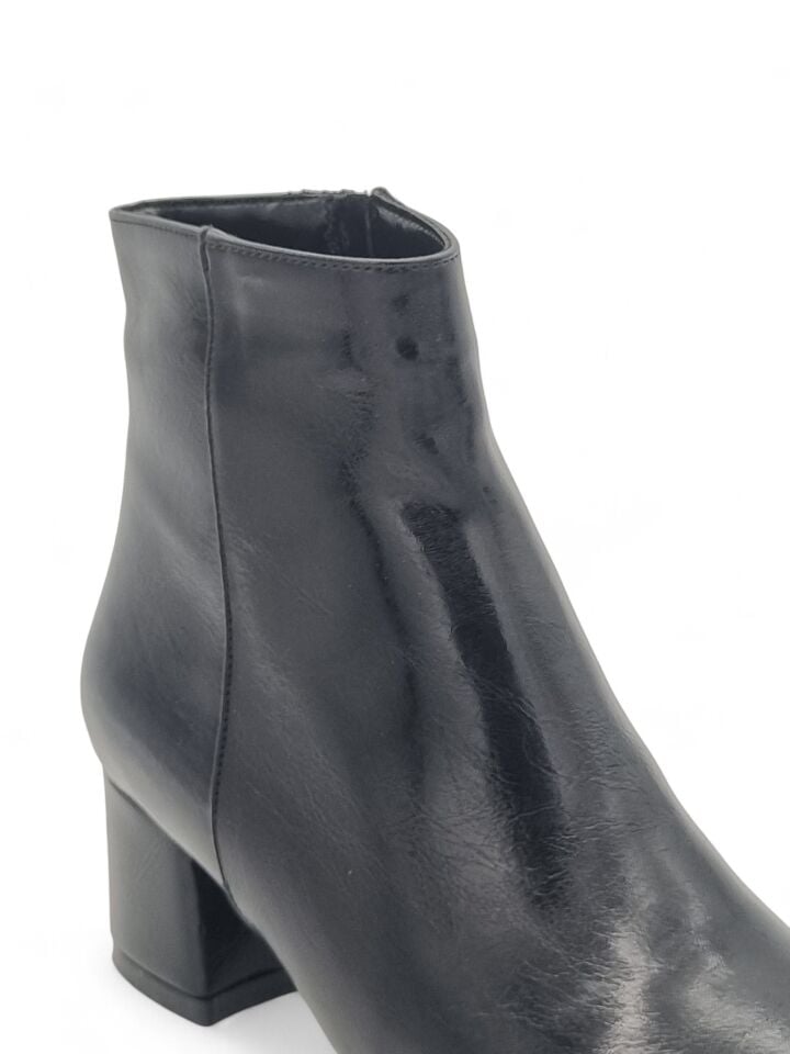 KADIN KLASİK TOPUKLU BİLEK BOT &BOOTİE SİYAH RUGAN - 40