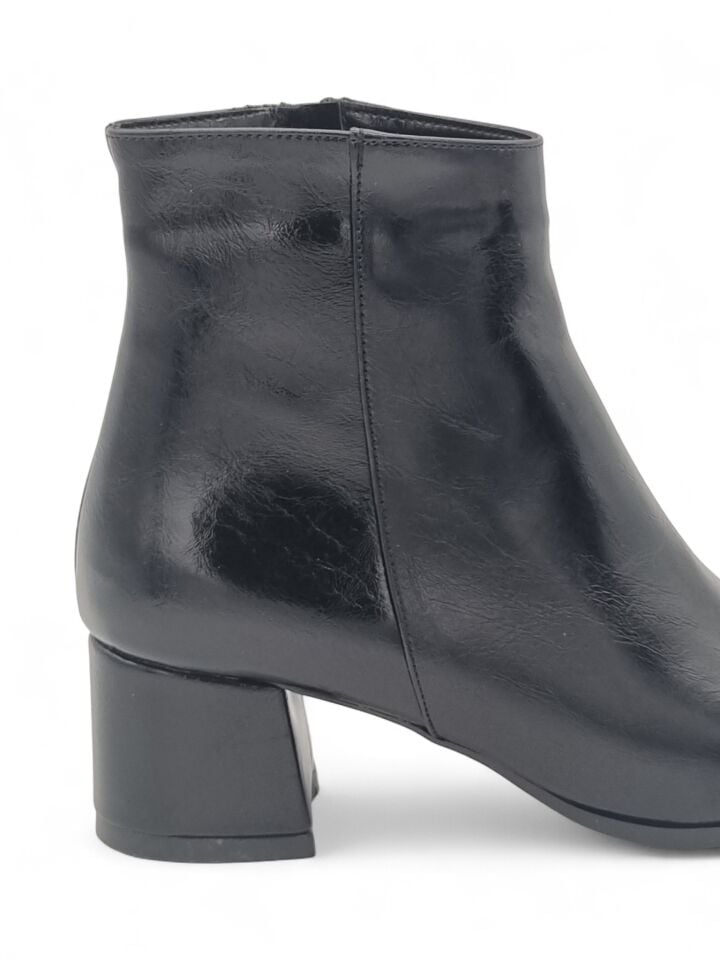 KADIN KLASİK TOPUKLU BİLEK BOT &BOOTİE SİYAH RUGAN - 40