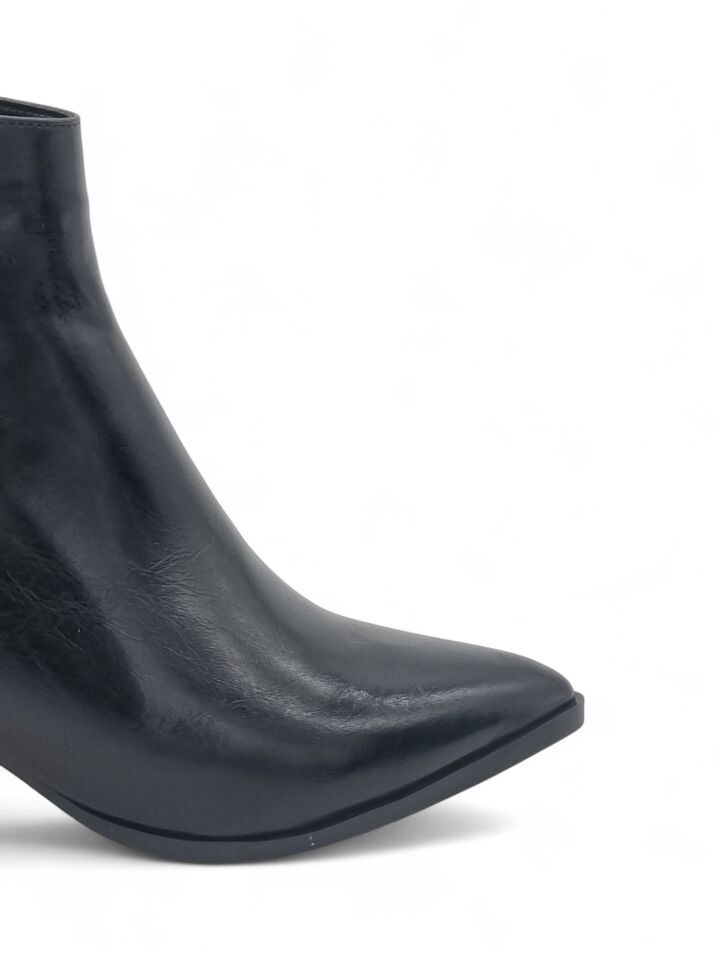 KADIN KLASİK TOPUKLU BİLEK BOT &BOOTİE SİYAH RUGAN - 40
