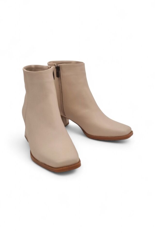 KADIN GÜNLÜK ŞIK KÜT BURUN TOPUKLU BOT