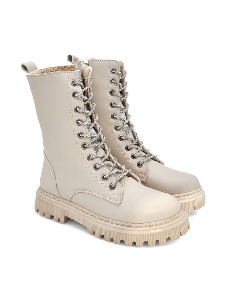 KADIN TAŞLI BAĞCIKLI FERMUARLI TERMO TABAN POSTAL BOT