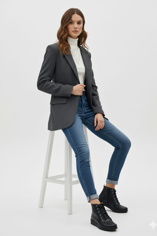 KADIN AKILLI BAĞCIKLI FERMUARLI ORTOPEDİK TABANLI BOT