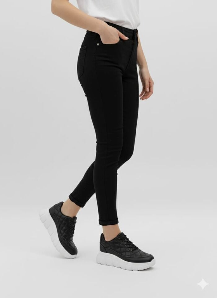 KADIN GÜNLÜK BAĞCIKLI SNEAKER KAPİTONE YÜRÜYÜŞ AYAKKABISI