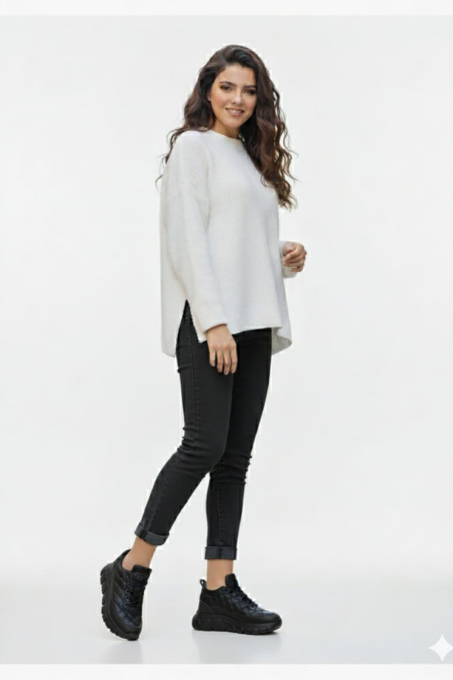 KADIN GÜNLÜK BAĞCIKLI SNEAKER KAPİTONE YÜRÜYÜŞ AYAKKABISI 40 - SİYAH