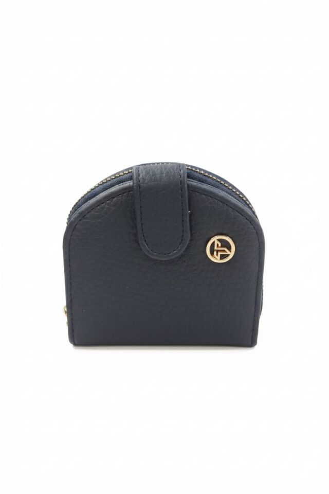 KADIN ÇITÇITLI PARA VE KART BÖLMELİ MİNİ CÜZDAN LACİVERT