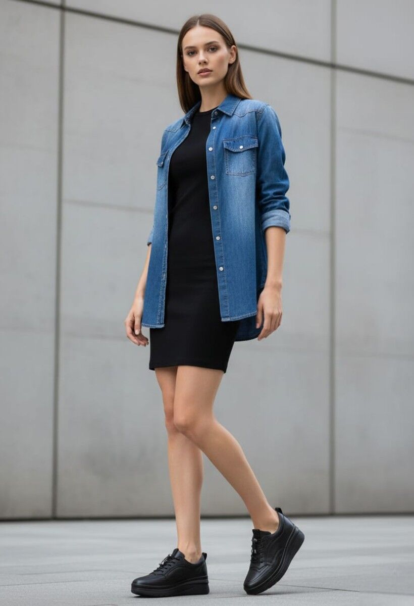 KADIN HAKİKİ DERİ COMFORT ORTOPEDİK TABANLI AKILLI BAĞCIKLI GÜNLÜK AYAKKABI SİYAH - 40