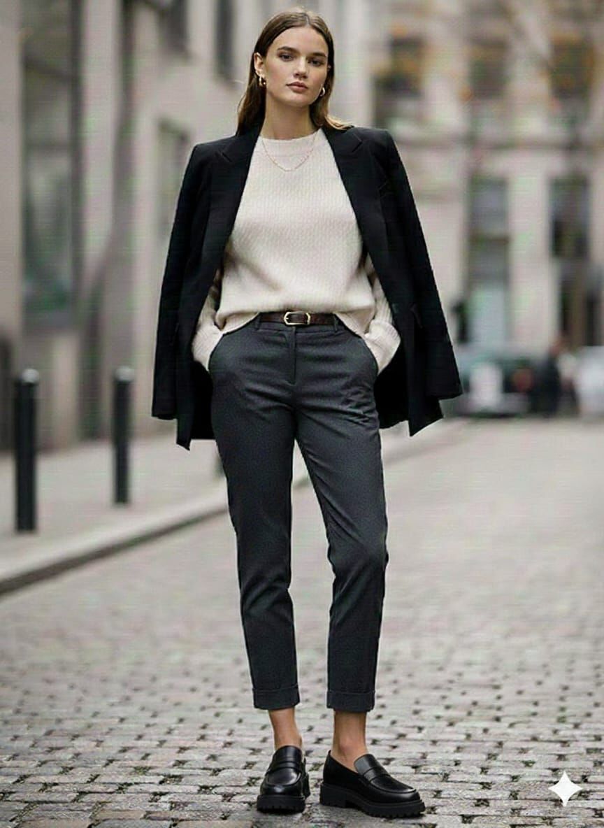 KADIN RAHAT ŞIK LOAFER AYAKKABI 40 - SİYAH