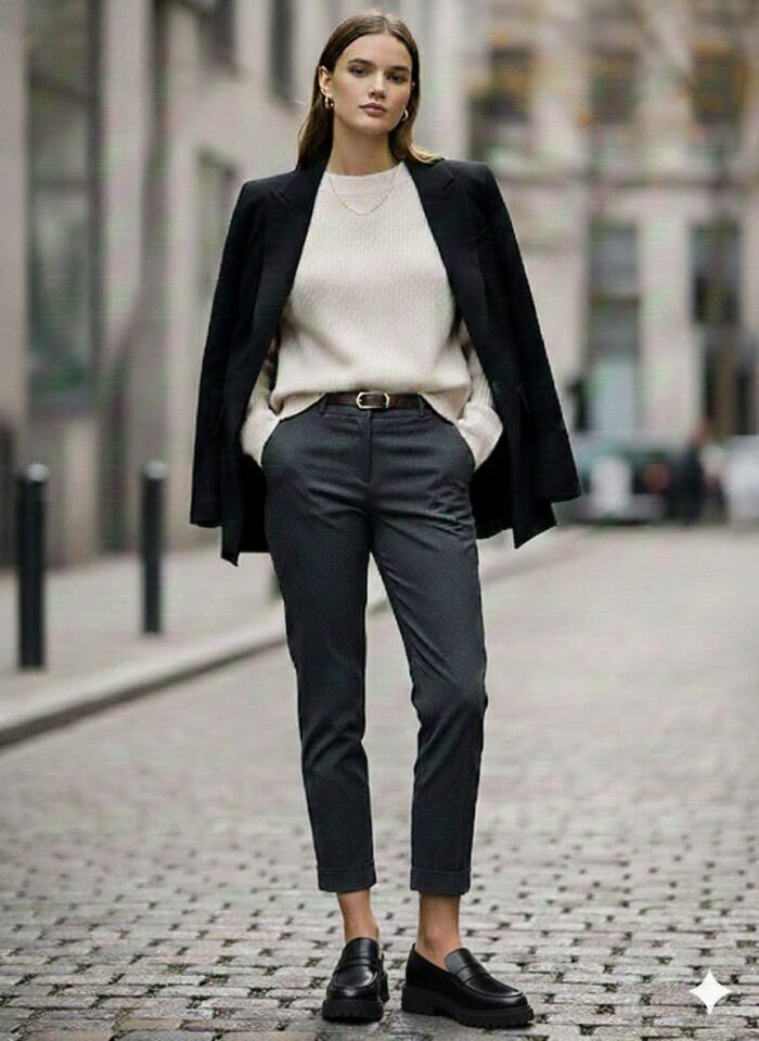 KADIN RAHAT ŞIK LOAFER AYAKKABI 40 - SİYAH